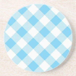 Série Gingham — Porta copos Azul 1 de muitas cores