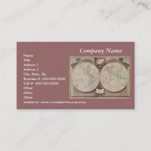 SÉRIE GLOBAL DO CARTÃO DE VISITA DO EXECUTIVO