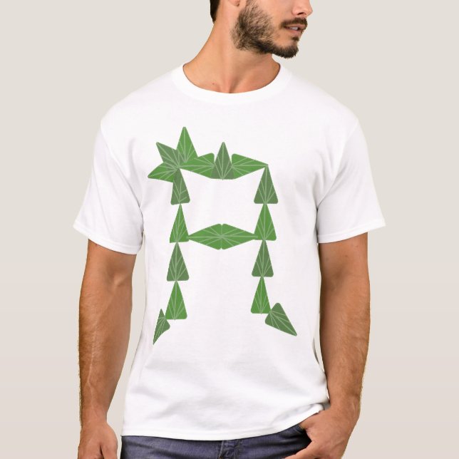 Série Nature Theme Ilustração T-Shirt (Frente)