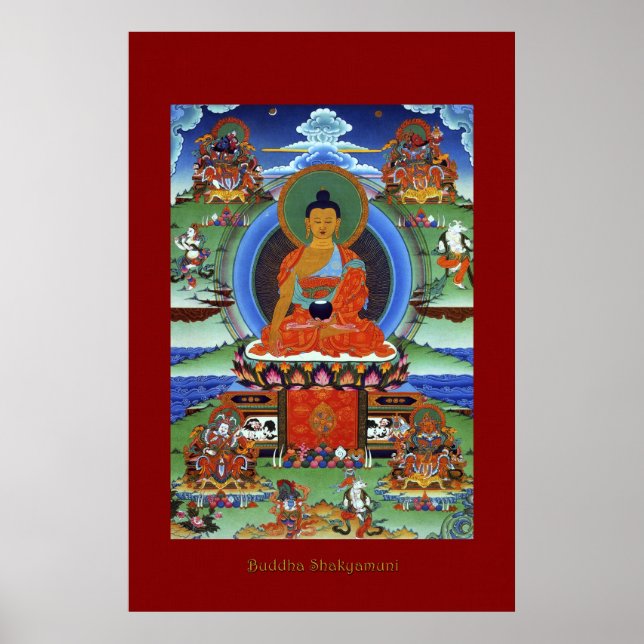 Série Poster de Arte Religiosa Buddha Shakyamuni (Frente)