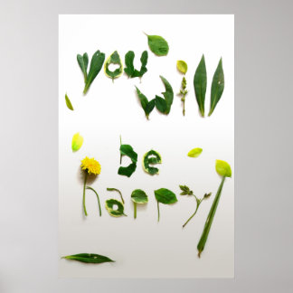 série poster de tipografia de proposta visual