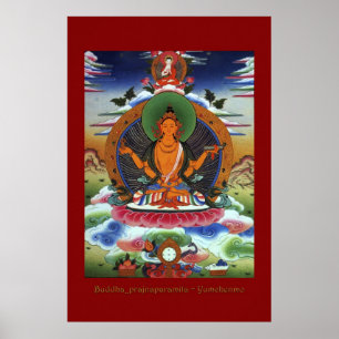 Série religiosa do poster da arte de Buddha