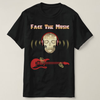 Série Skull: Face À Camisa Musical