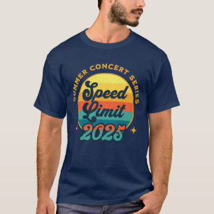 Série T-Shirt 2025 de concerto de Verão com limite