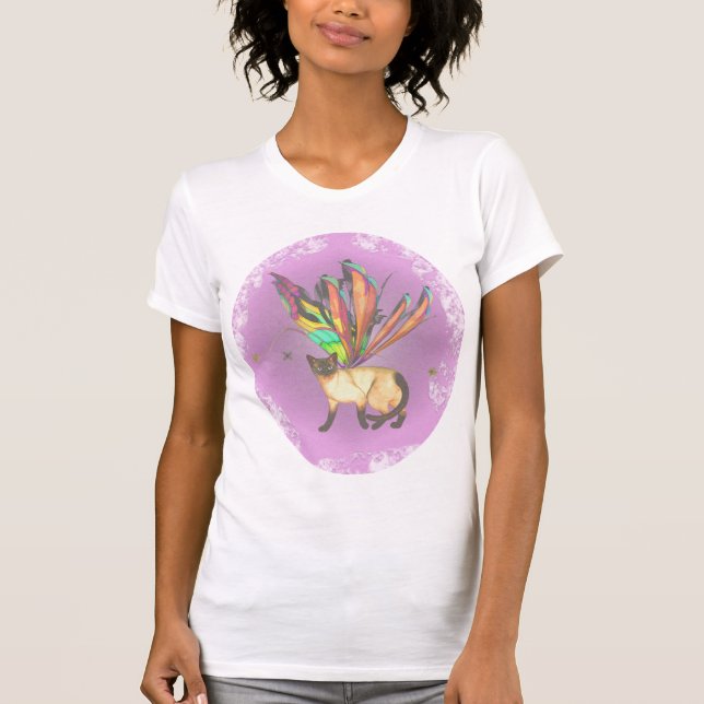 Série um t-shirt 6 do gatinho de Fae de 6 (Frente)