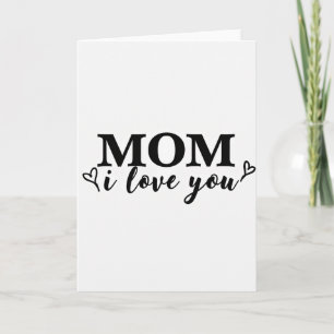 Serif Mom Script Amor Você Cartão