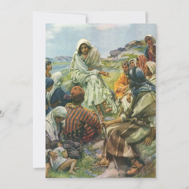 Sermão da Montanha de Jesus Cristo, Religião Vinta (Frente)