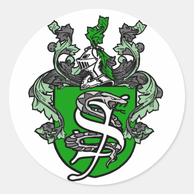 Serpent Crest - Adesivos (Frente)