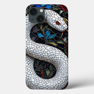 Serpente Branca Estética Minimalista Limpa