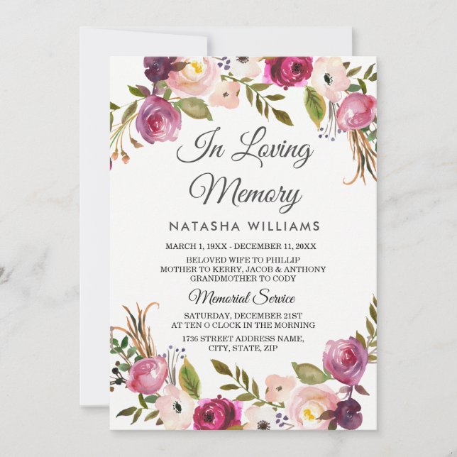 Serviço de Anúncio de Memória Floral Botânica (Frente)