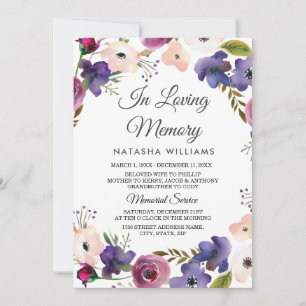 Serviço de Anúncio do Memorial Floral Wreath