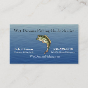 Serviço de Guia de Pesca Cartão de visita