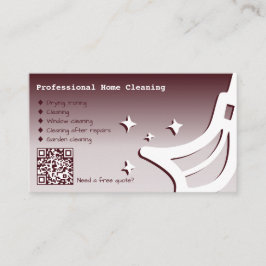 Serviço de Limpeza Doméstica - Cartão de visita