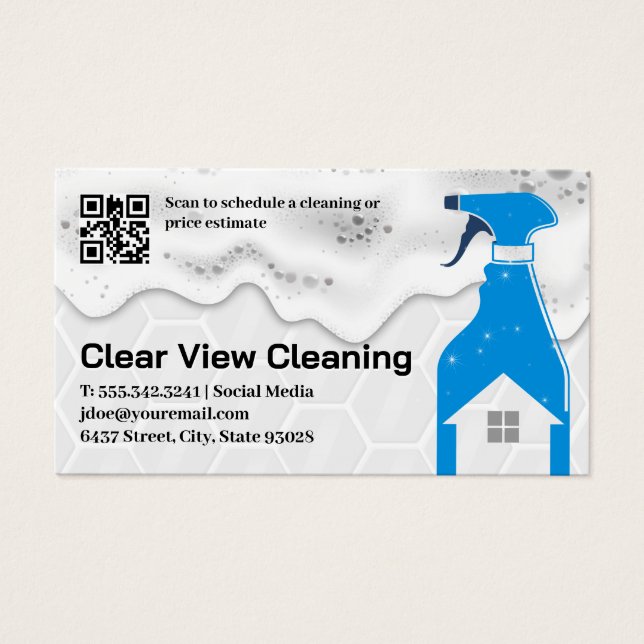 Serviço de Limpeza | Frasco de pulverização | Sabõ (Frente)