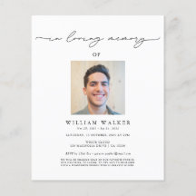 Serviço de Memória Funeral Fotográfica Moderna do