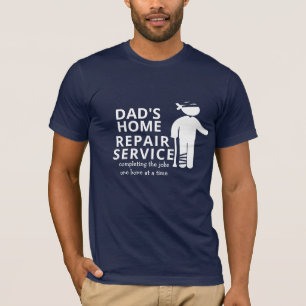 Serviço de reparação de pais Gráfico Funny T-Shirt