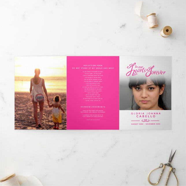 Serviço do programa funerário em nossos corações,  (Fora)