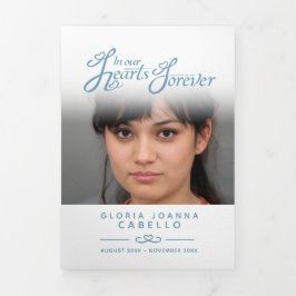 Serviço do programa funerário em nossos corações a