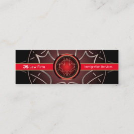 Serviços Canadenses Mini Cartão de visita