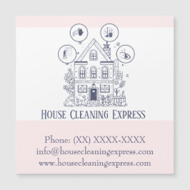 Serviços domésticos de limpeza de casas charmosos