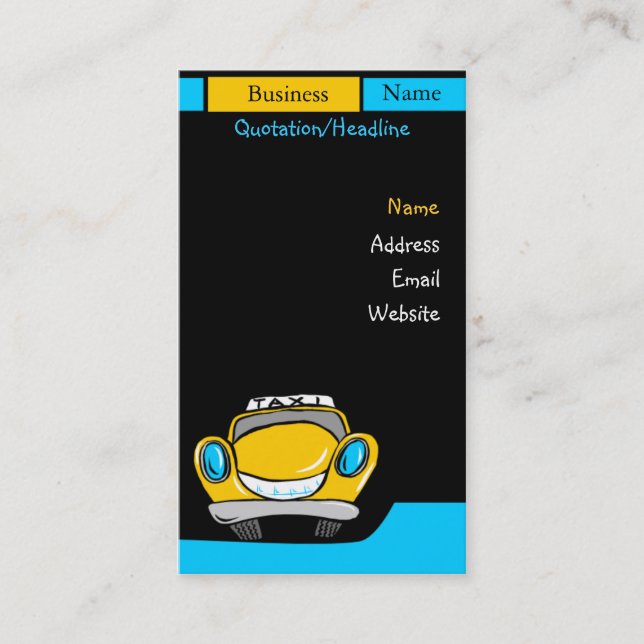 Serviços pessoais do transporte - cartão de (Frente)