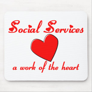 Serviços sociais Mousepad