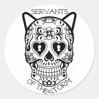 Servidores do adesivo de Tempestade