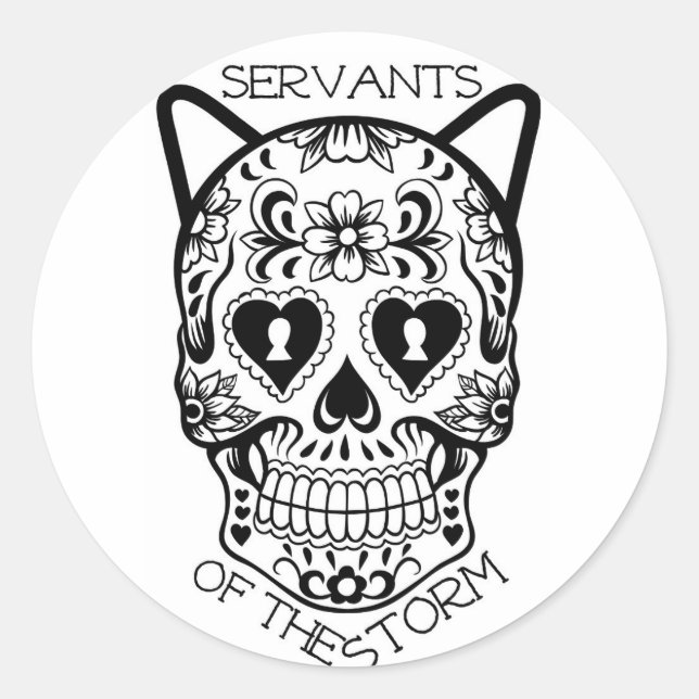 Servidores do adesivo de Tempestade (Frente)