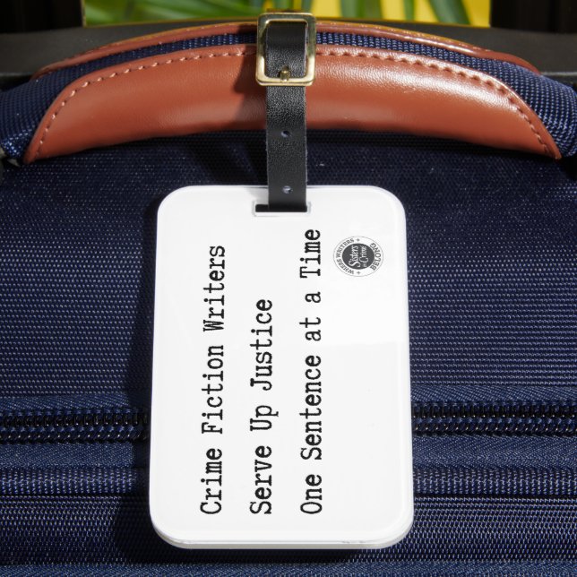 Servindo Etiqueta de Bagagem de Justiça (Frente Insitu 2)