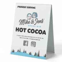 Servindo o símbolo de cacau de Mike e Jen