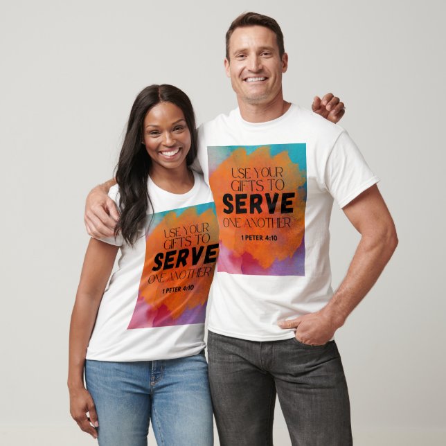 Servir com a Grace T-shirt (Unissex)