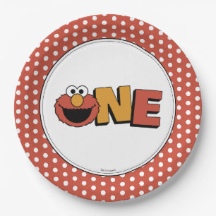 Sesame Street   Elmo - Prato de Papel de Segundo A