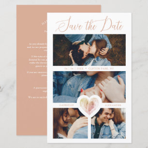 Sessão de Casal Envolvido a Coração Rosa com 4 