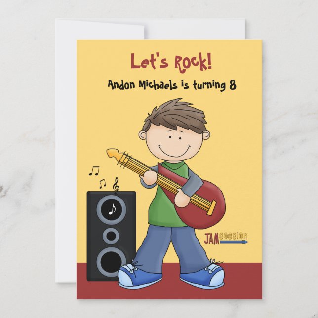 Sessão de Emperramento - Convite de aniversário (Frente)