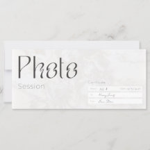 Sessão fotográfica, cartão-presente de fotografia 