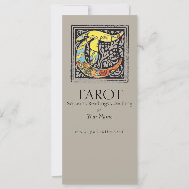 Sessões TAROT, Leituras - Cartão Saudável, Folheto (Frente)