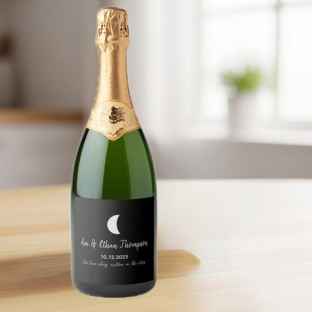 Set of 6 Personalized Champagne/Wine Bottle Labels (Criador carregado)
