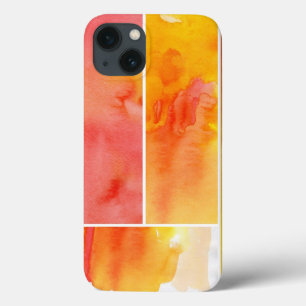 Set of abstract watercolor hand painted