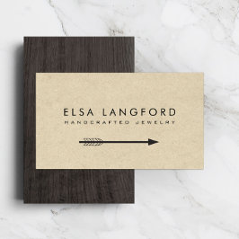 Seta Bohemian Edgy na Cartão de visita do Quadro d