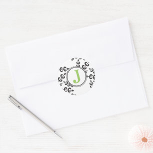 Setas Cruzadas Monograma Personalizar Adesivos