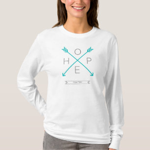 Setas do tribo da esperança - camisa de Flowy