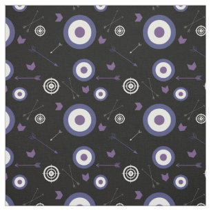Setas e Alvos Tecido Roxo