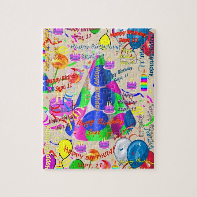 Setembro, 11 de aniversário, Quebra-cabeça de Jigs (Vertical)