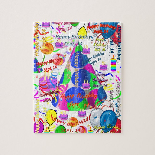 Setembro, 14 Aniversário, Quebra-cabeça (Vertical)