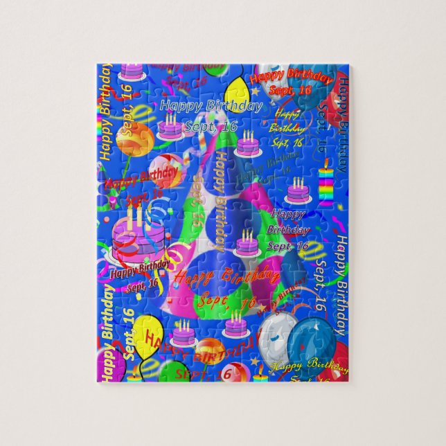 Setembro, 16 Aniversário Quebra-cabeça (Vertical)