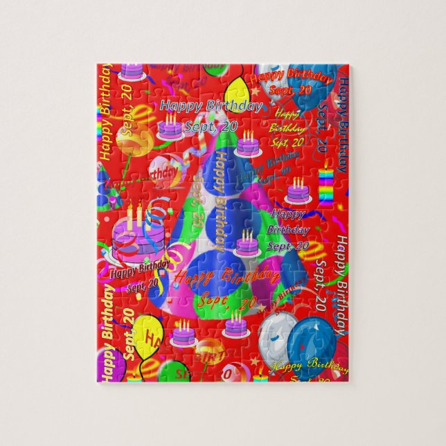 Setembro, 20 de aniversário, Quebra-cabeça de Jigs (Vertical)