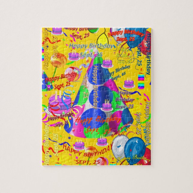 Setembro, 25 de aniversário, Quebra-cabeça de Jigs (Vertical)