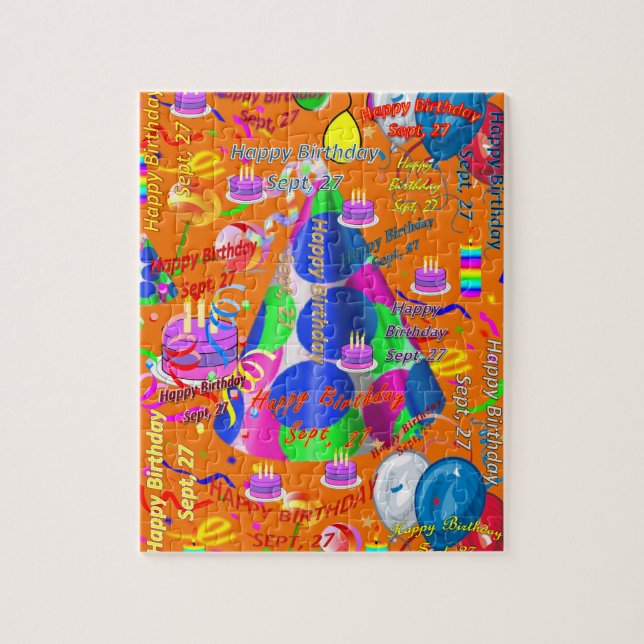 Setembro, 27 de aniversário, Quebra-cabeça de Jigs (Vertical)