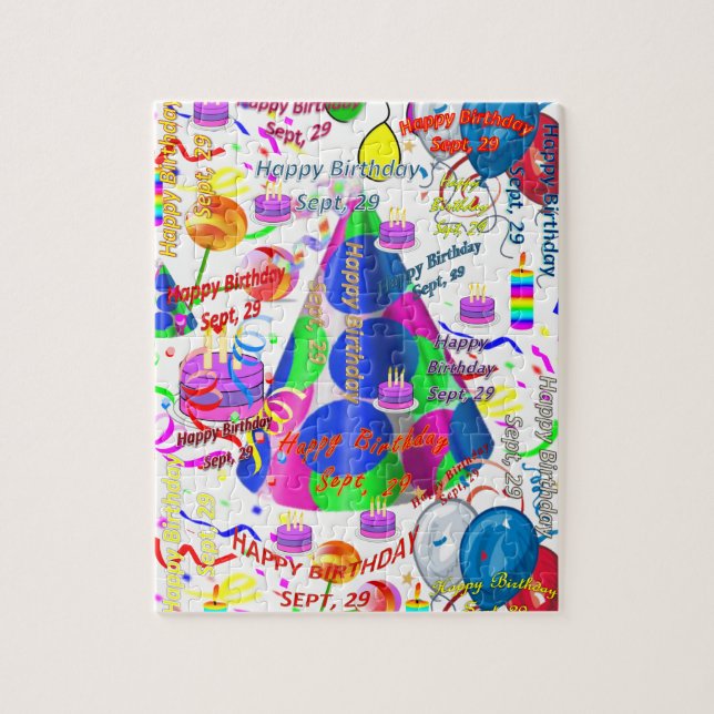 Setembro, 29 de aniversário, Quebra-cabeça de Jigs (Vertical)