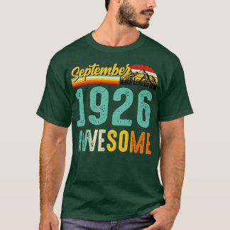 Setembro de 1926 Camisa de Presente de Aniversário